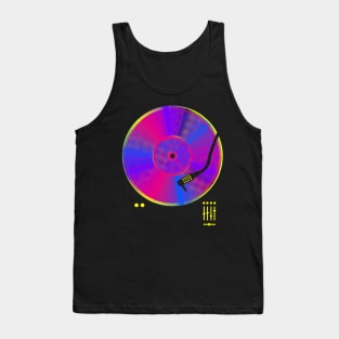 Retro Vinyl  music Tank Top